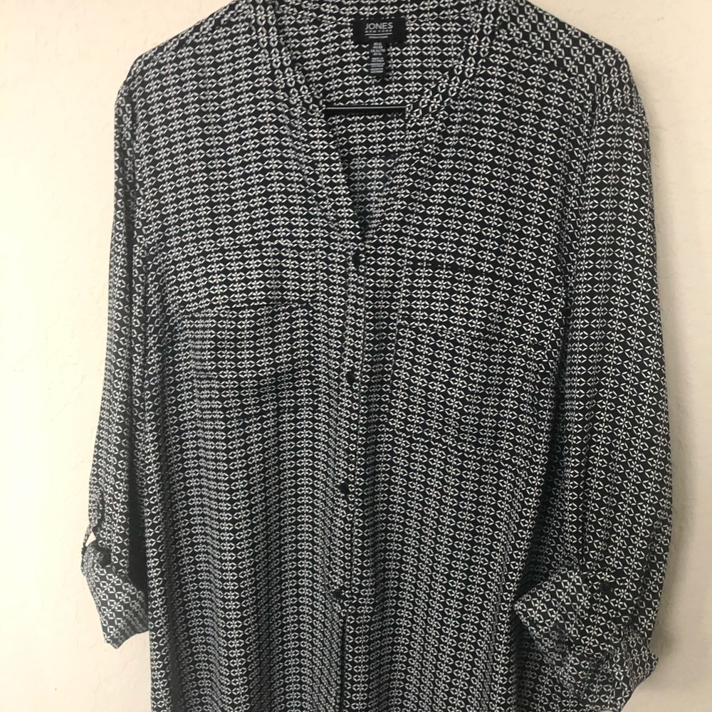 Black & White Blouse